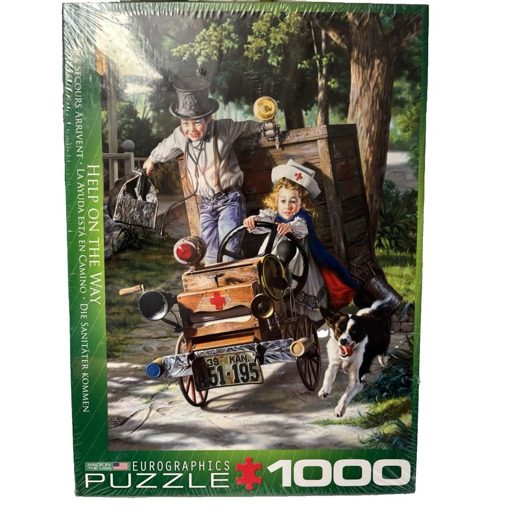 Eurographics Jigsaw Puzzle;  Help on‎ the Way;  1,000 pieces